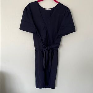 Chic Navy Romper